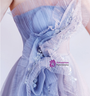 In Stock:Ship in 48 Hours Blue Strapless Beading Prom Dress