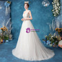 In Stock:Ship in 48 Hours Stylish White Tulle Appliques Wedding Dress