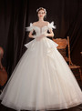 In Stock:Ship in 48 Hours Tulle Sequins Wedding Dress