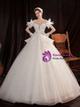 In Stock:Ship in 48 Hours Tulle Sequins Wedding Dress