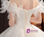 In Stock:Ship in 48 Hours Tulle Sequins Wedding Dress