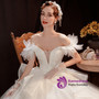 In Stock:Ship in 48 Hours Tulle Sequins Wedding Dress