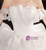 In Stock:Ship in 48 Hours White Sequins Wedding Dress