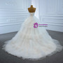 Sexy White Tulle Sweetheart Pleats Wedding Dress