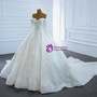 White Tulle Lace Off the Shoulder Long Sleeve Beading  Wedding Dress