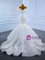 Sexy White Mermaid Lace Wedding Dress