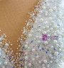 White Tulle Long Sleeve Beading Sequins Wedding Dress