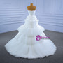 Fashion White Tulle Sweetheart Pleats Tiers Wedding Dress