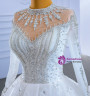 Ball Gown Sequins Crystal Beading Wedding Dress