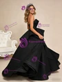 Blue Gray Tulle Sweetheart Beading Pleats Prom Dress