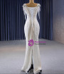 Mermaid Sequins Beading Crystal Wedding Dress