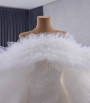 Sexy White Mermaid Tulle Appliques Wedding Dress
