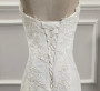 White Mermaid Lace Appliques Wedding Dress