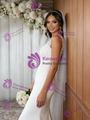 White Mermaid Appliques Wedding Dress