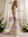 Mermaid Lace V-neck Wedding Dress