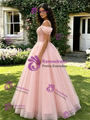 Red Tulle Straps Beading Quinceanera Dress