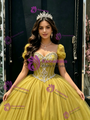 Tulle Square Neck Beading Quinceanera Dress