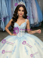 White Tulle Appliques Straps Quinceanera Dress