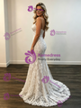 Sexy White Mermaid Lace Wedding Dress
