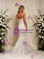 Sexy White Mermaid Lace Straps Wedding Dress