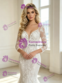 Sexy White Mermaid Tulle Appliques Wedding Dress