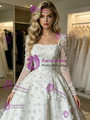White Mermaid Tulle Off the Shoulder Pleats Wedding Dress