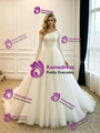 White Satin Long Sleeve Wedding Dress