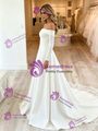 White Long Sleeve Off The Shoulder Wedding Dress