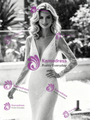 White Mermaid V-Neck Long Sleeve Wedding Dress