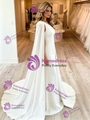 Sexy White Mermaid One Shoulder Wedding Dress