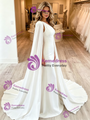 Sexy White Mermaid One Shoulder Wedding Dress