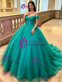 Tulle Off the Shoulder Quinceanera Dress