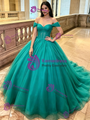 Tulle Off the Shoulder Quinceanera Dress