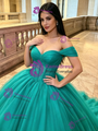 Tulle Off the Shoulder Quinceanera Dress