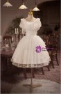 Vintage White Lace Tiers Homecoming Dress