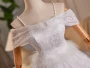 White Lace Spaghetti Straps Pearls Homecoming DressWhite Lace Spaghetti Straps Pearls Homecoming Dress