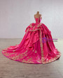 Purple Tulle Sequins Lace Appliques Beading Prom Dress