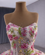 Ball Gown Sequins Beading Strapless Prom Dress