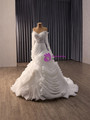 White Mermaid Long Sleeve Lace Off the Shoulder Wedding Dress