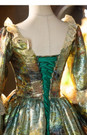 Green Long Sleeve Rococo Vintage Gown Dress