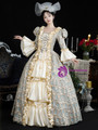Green Long Sleeve Victorian Vintage Dress