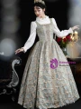 Two Piece Palace Vintage Long Dress