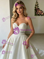 Ball Gown White Strapless Wedding Dress