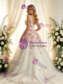 White Tulle Lace One Shoulder Wedding Dress