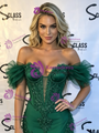 Green Mermaid Off the Shoulder Appliques Prom Dress