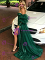 Green Mermaid Sequins Long Sleeve Prom Dress