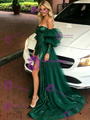 Green Mermaid Sequins Long Sleeve Prom Dress