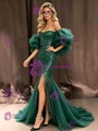 Sexy Dark Green Sequins Prom Dress