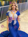 Royal Blue Mermaid Beading Prom Dress