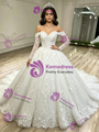 White Tulle Long Sleeve Appliques Quinceanera Dress